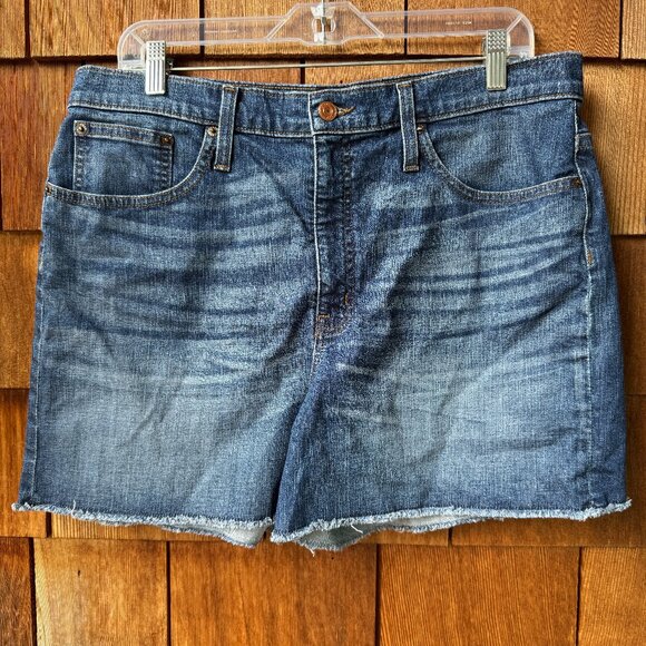 EUC J. Crew High Rise Blue Denim Shorts in Women's 32 - Picture 1 of 8